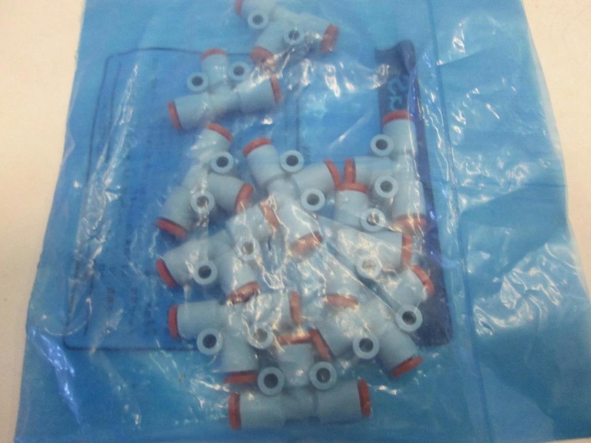 SMC, One Touch Miniature Union Tee, KJT01-00, New, Lot of 10