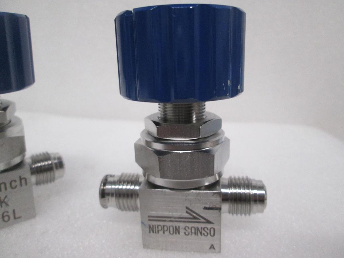Used Nippon Sanso, 10K 316L SCG, 1/4" Valve, Used, Lot of 2