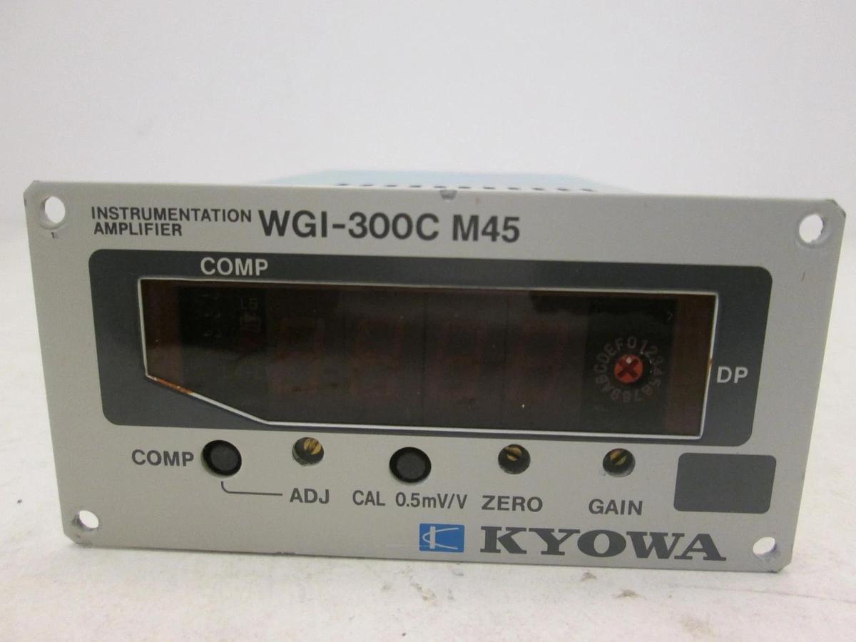 Used Kyowa, Instrumentation Amplifier, WGI-300C M45, Used