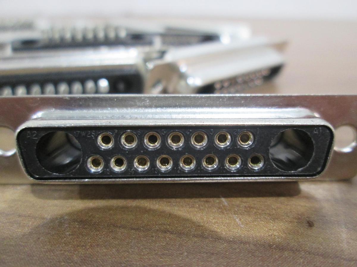 Used Amphenol, L77TWB17W2S, 15 Pin D-Sub Connector, 50V, Used, Lot of 13