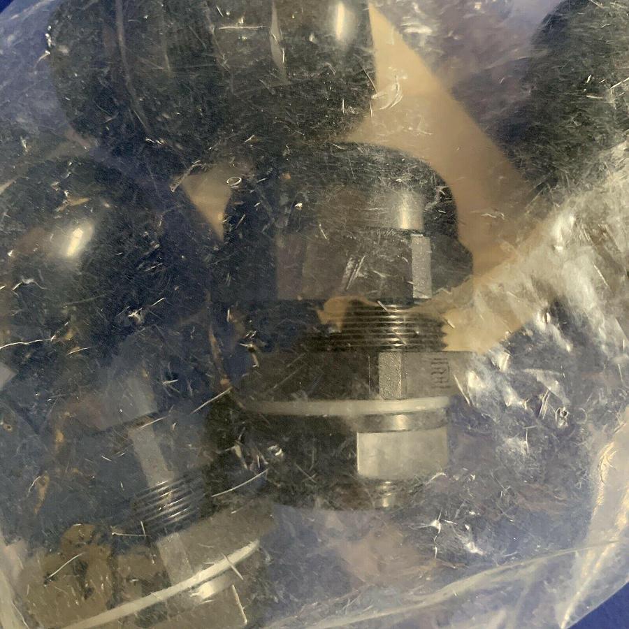 RS 381-551 Black A2P Nylon Cable Gland M25, Lot of 10 New