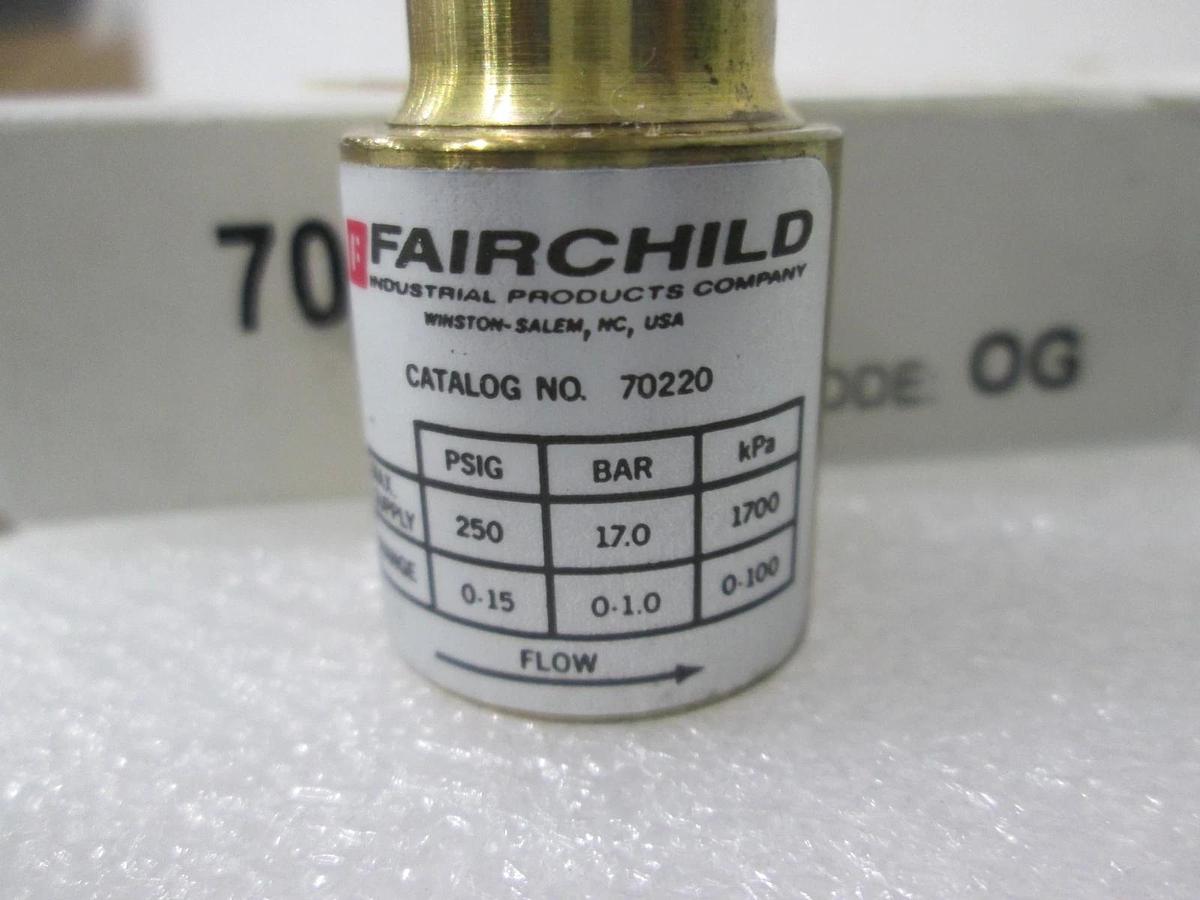 Fairchild, 70220, Mini Pneumatic Regulator, New