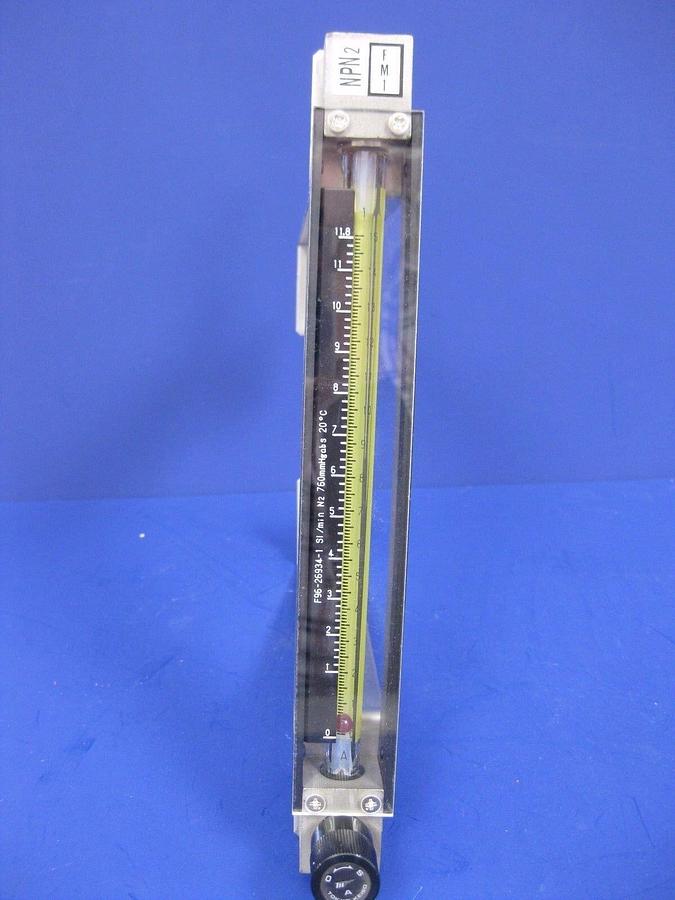 Used Tokyo Keiso F96-26934-1 Purge Meter, 0-11.8 Sl/Min N2 with Valve