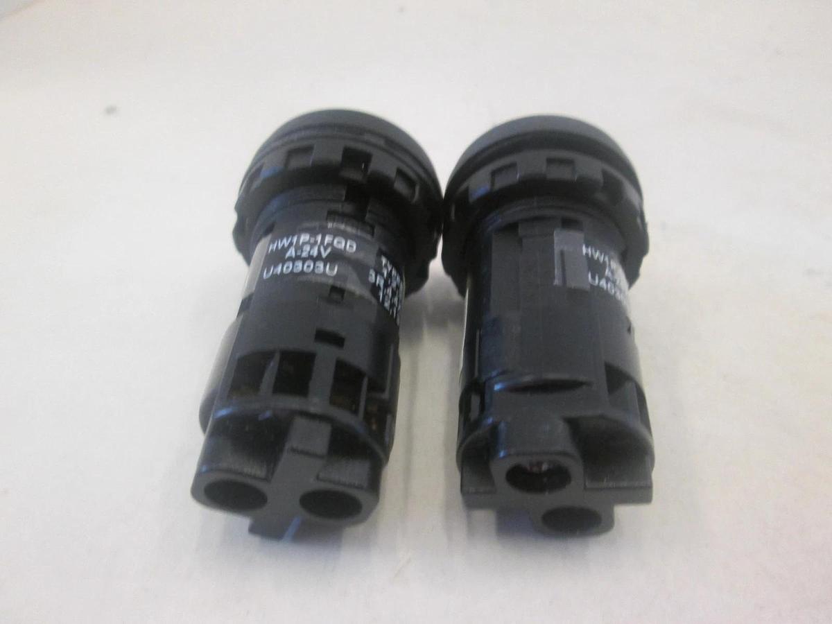 Used Idec, HW1P-1FQD, Orange Panel Mount Pilot Light, Used, Lot of 2