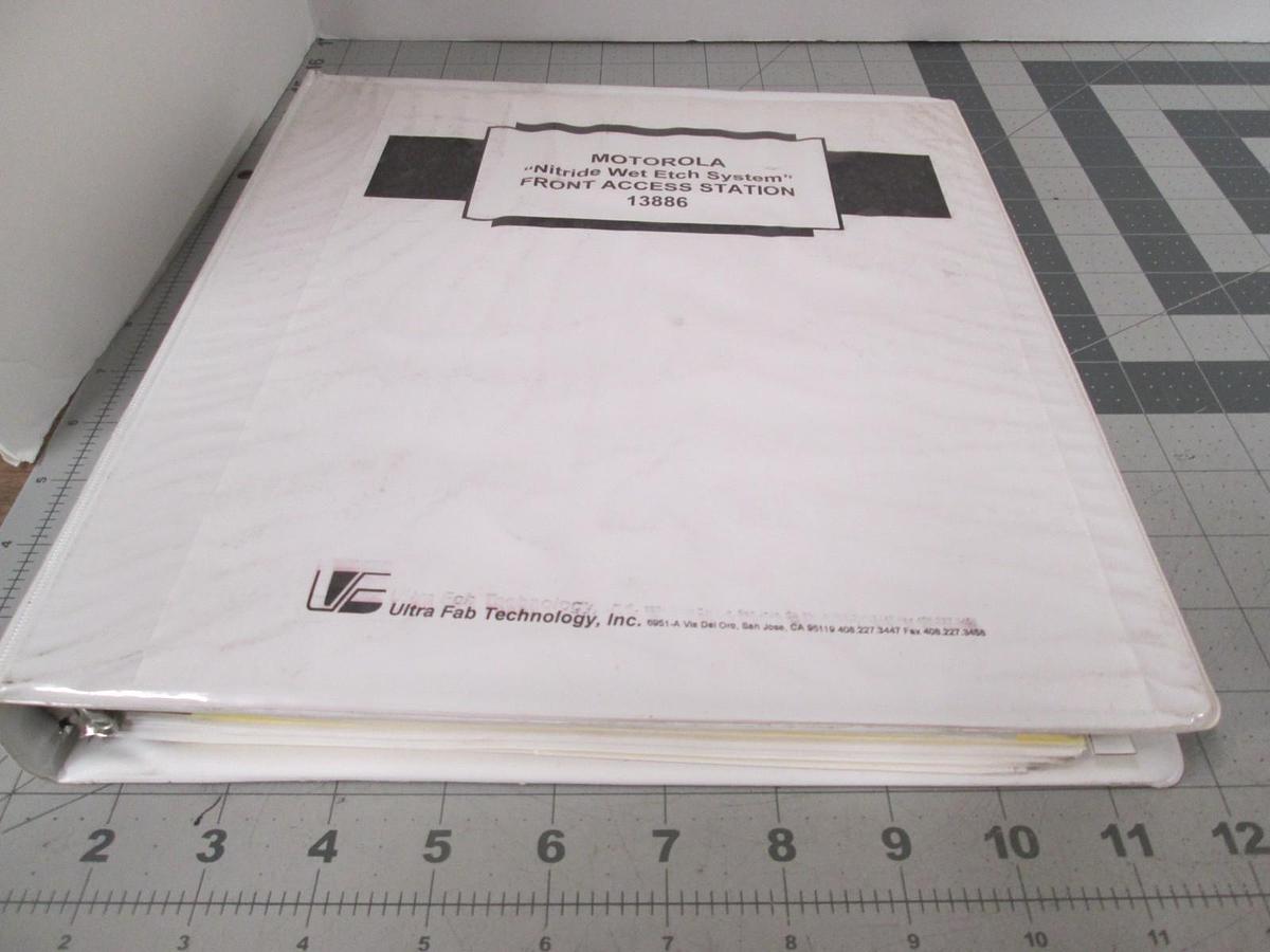 Used Ultra-Fab, Motorola, Nitride Wet Etch System, Front Access Station, User Manual