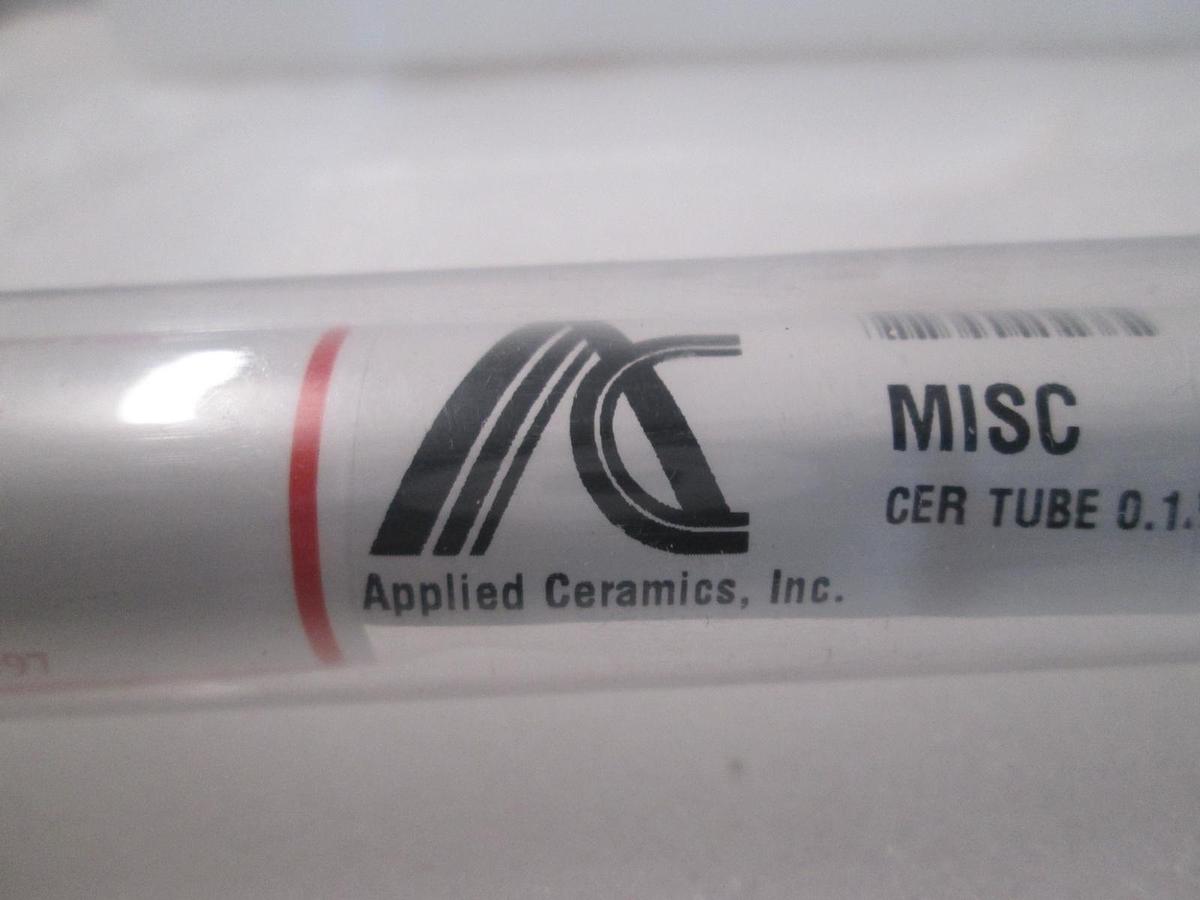 Applied Ceramics, Ceramic Tube 0.125" OD x .063" ID x 12.0" Long, New