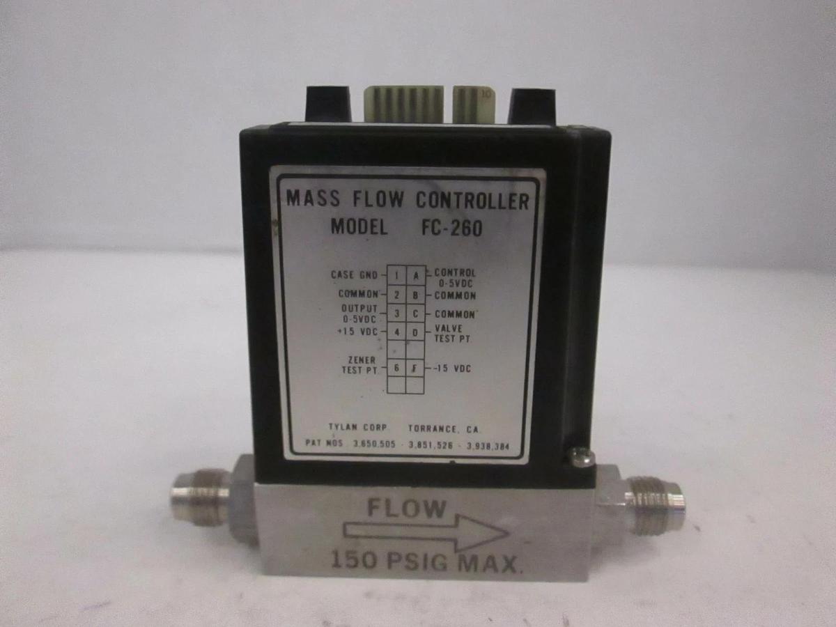Used Tylan FC-260, Mass Flow Controller MFC, SIH4, 100 SCCM, Used