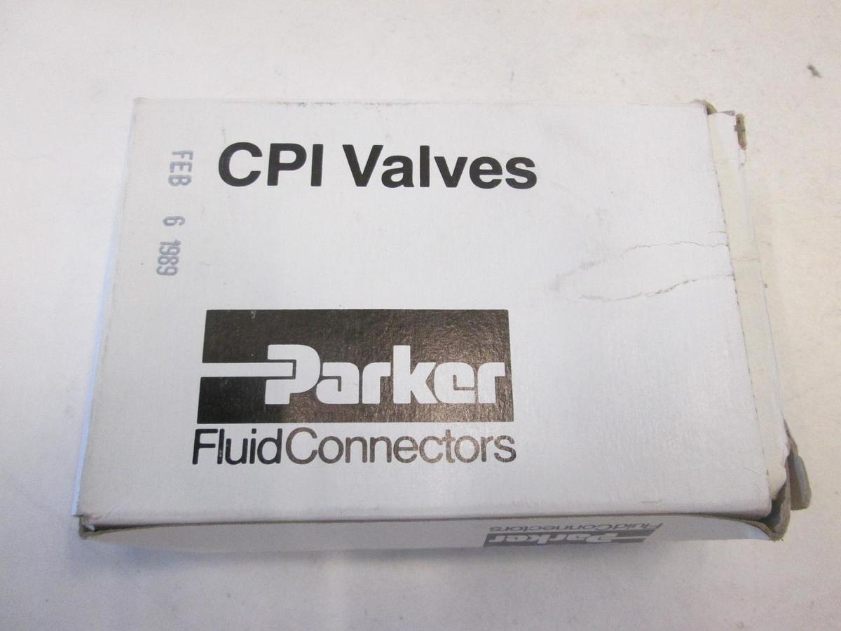 Parker, 4V-B6LJ2-SSP-GAC, 2 Way Ball Valve, New