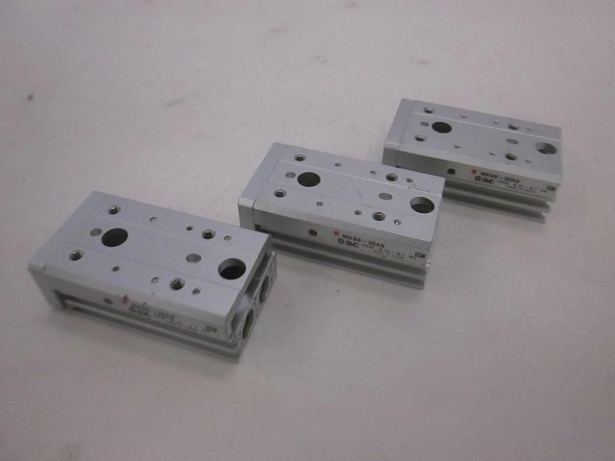 Used SMC, Slide Table, MXS6-20AS, Used, Lot of 3