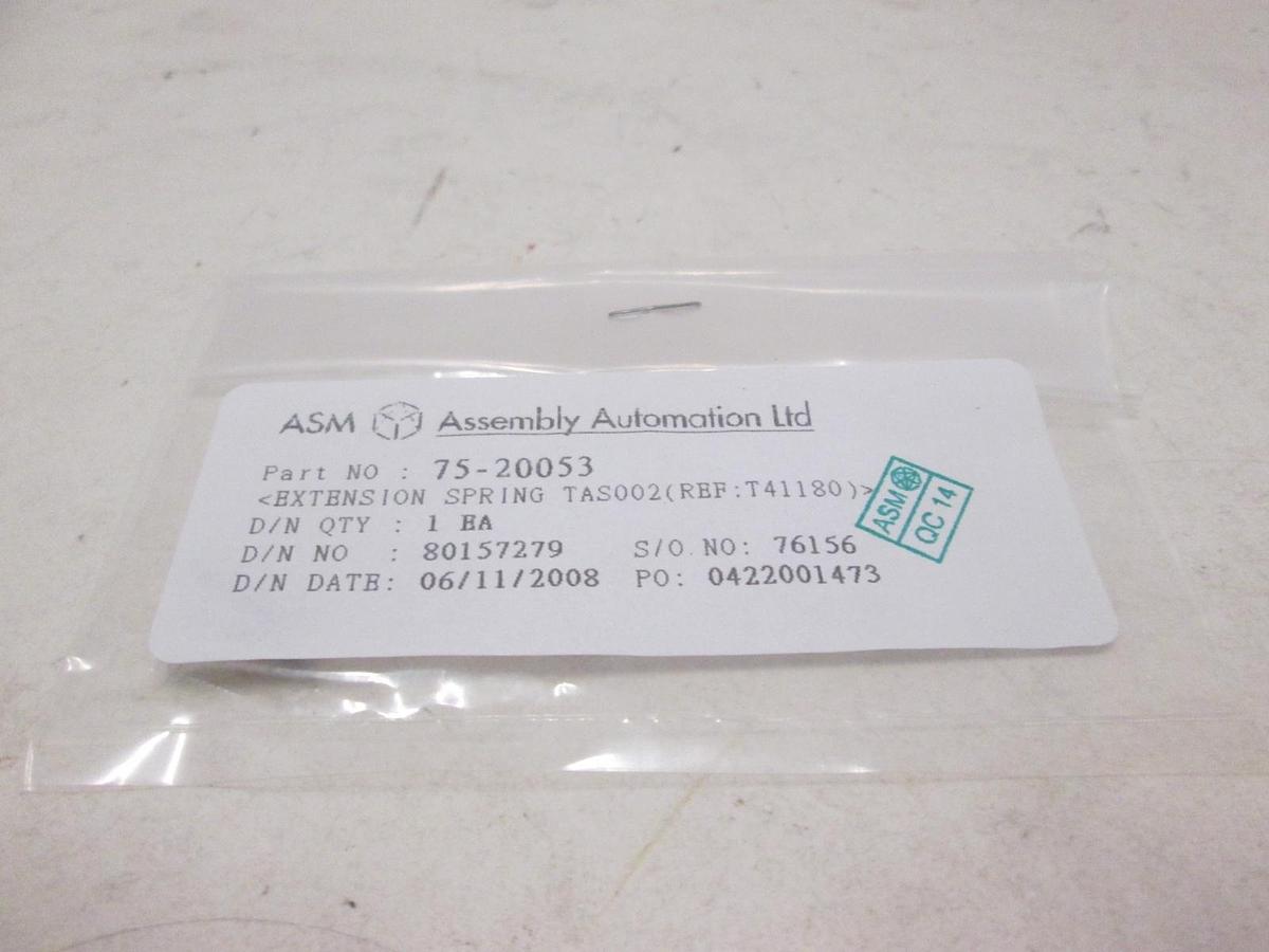 ASM, Extension Spring TAS002, 75-20053, New