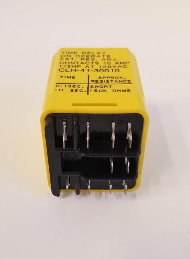 Used Potter & Brumfield CLH-41-30010 Time Delay Relay, Used