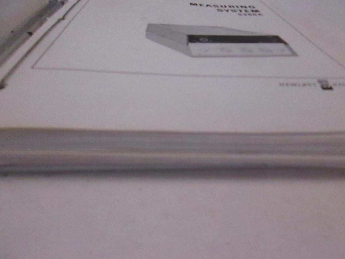 Used HP Measuring System 5300A Operating and Service Manual, Used