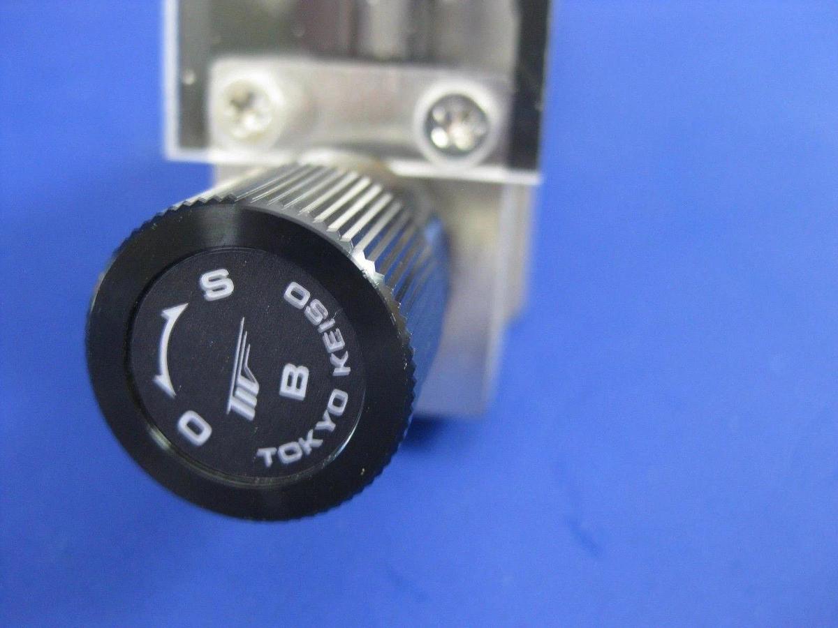 Used Tokyo Keiso F97-240254-5 Purge Meter, 0-2.2 Sl/Min N2 with Valve