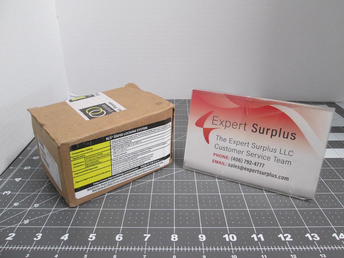 RLS, LR90 3/8"OD Copper Press 90 Elbow Cup x Cup Lot Of 6 NIB