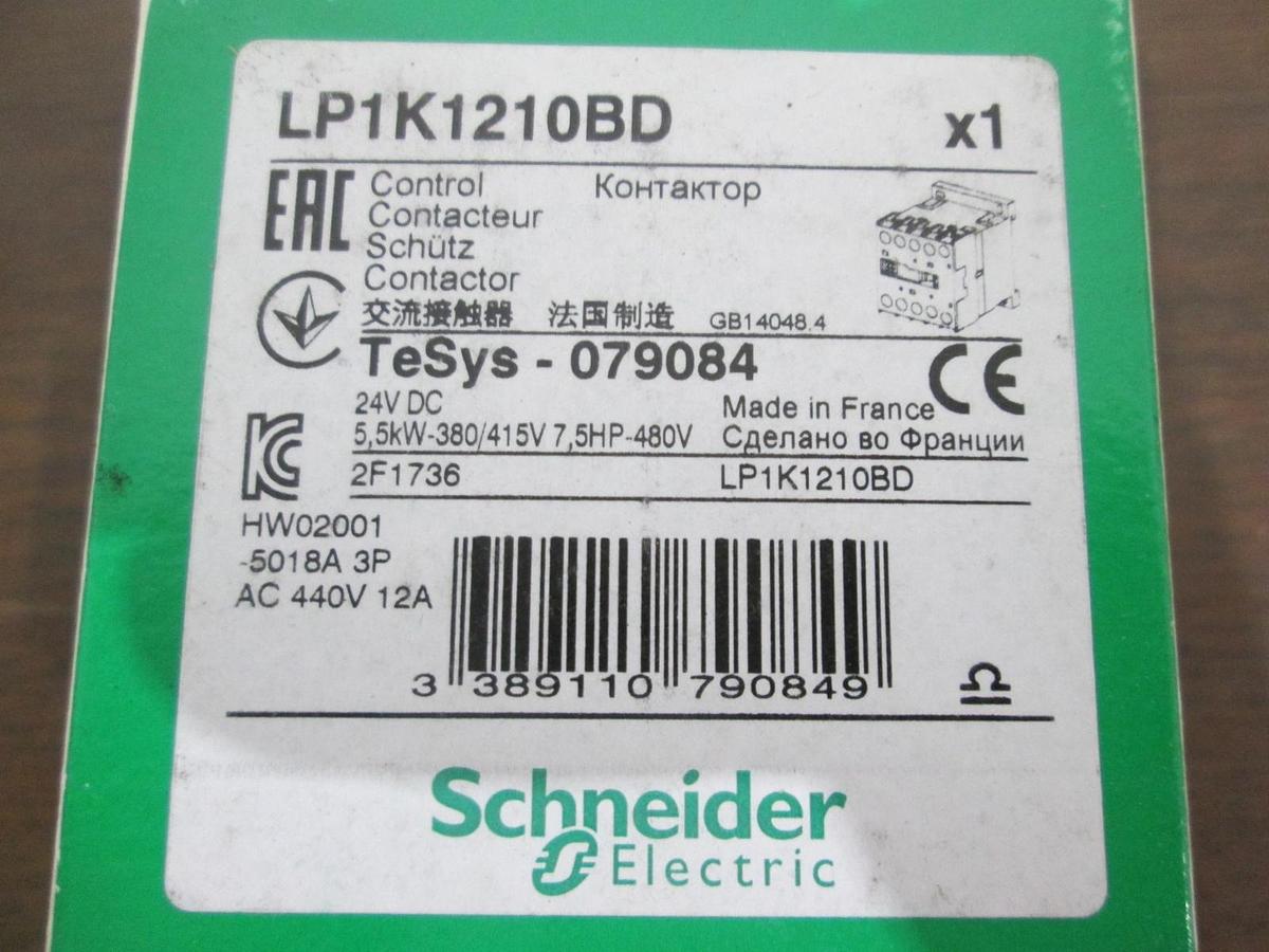 Schneider, LP1K1210BD, Contactor, New