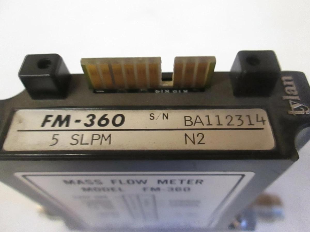 Used Tylan FM-360 Mass Flow Controller MFC, 5 SLPM, N2, 1/4" MVCR