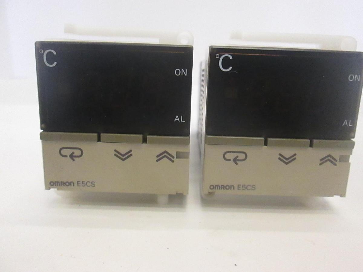 Used Omron, E5CS, Temperature Controller, Used, Lot of 2