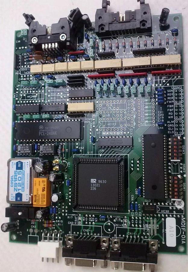 Used TEL Tokyo Electron T-Bawl Control Unit PCB Assembly w/ (5) MDIF-01A-1 & WCIF-01
