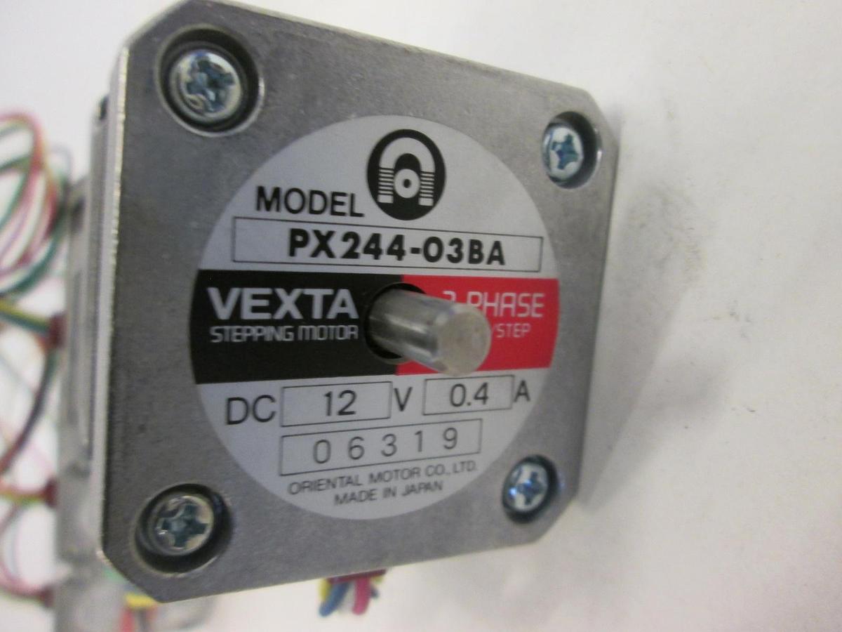 Used Oriental Motor, PX244-03BA, Vexta 3 Phase Stepping Motor, Used, Lot of 4