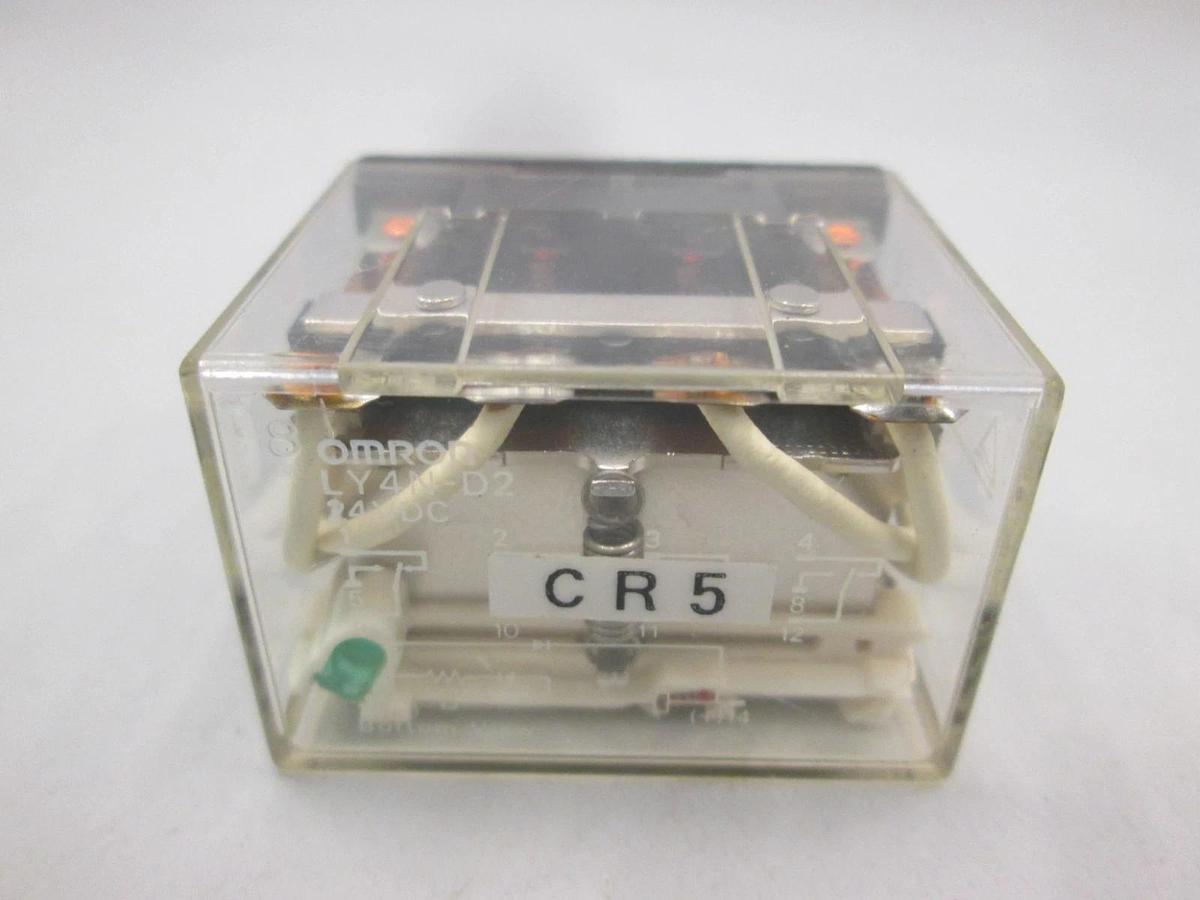 Used Omron, LY4N-D2, Relay, 24VDC, Used