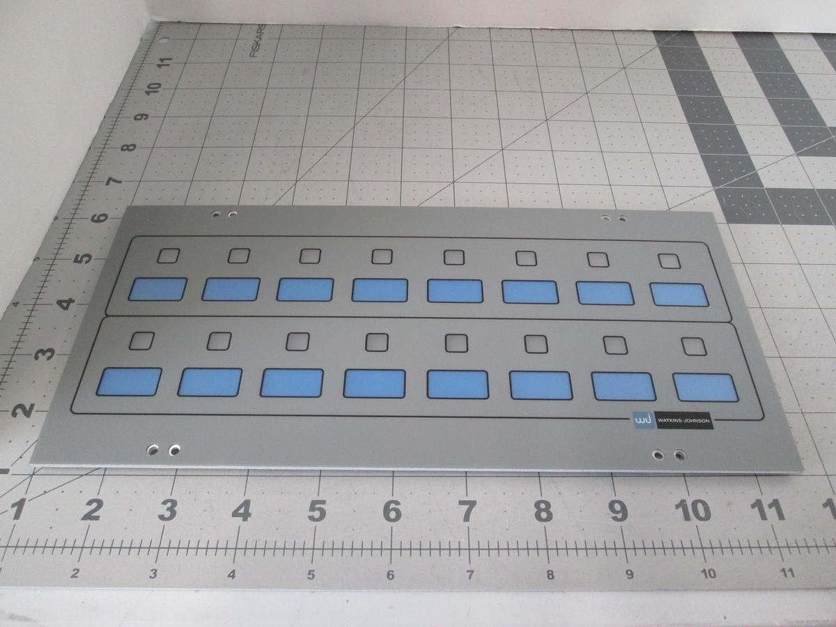 Used Watkins Johnson, 976259-001, Alarm Status Front Panel, New