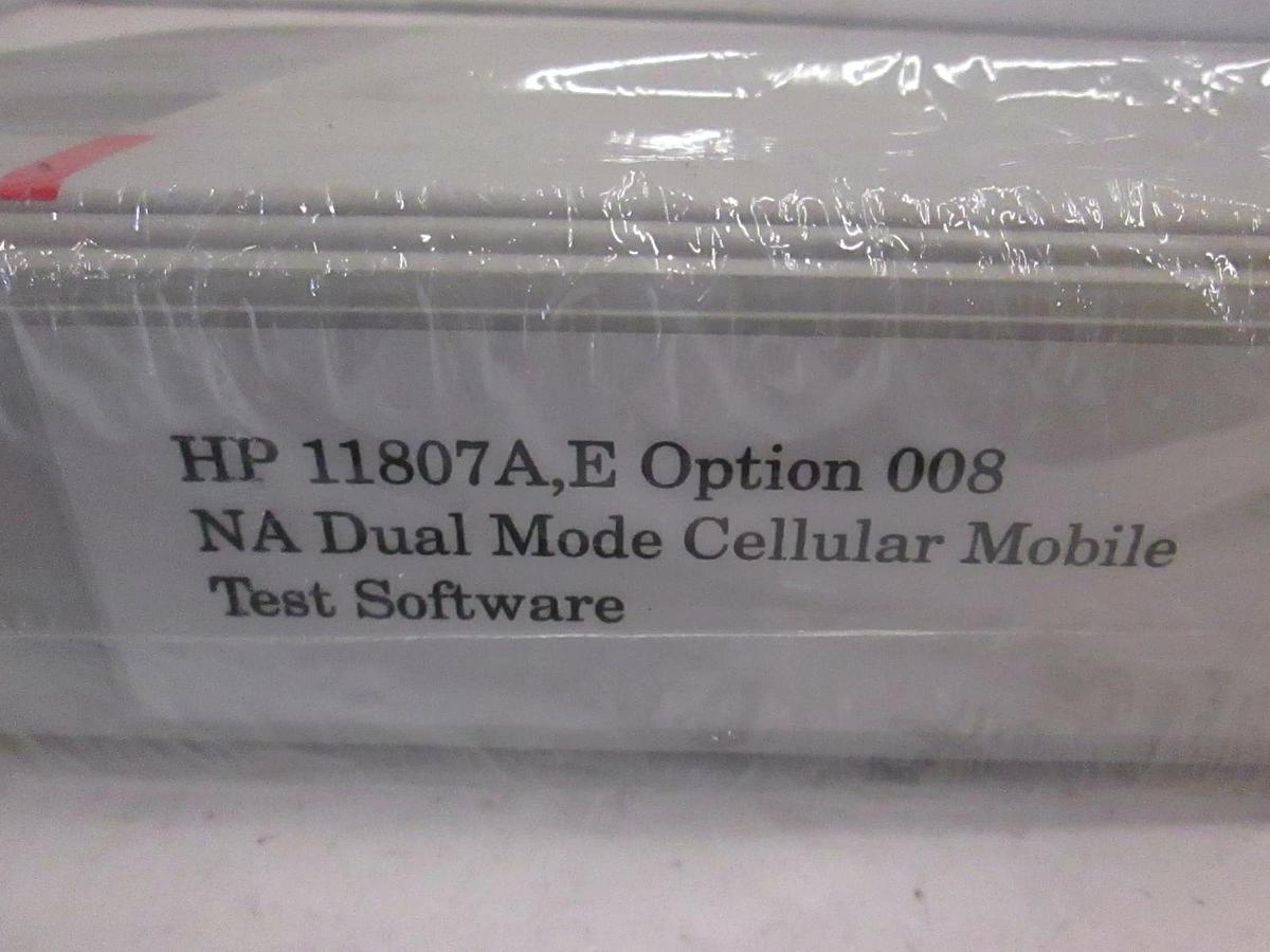 Used HP 11807A,E Option 008 NA Dual Mode Cell Mobile Test Software, New