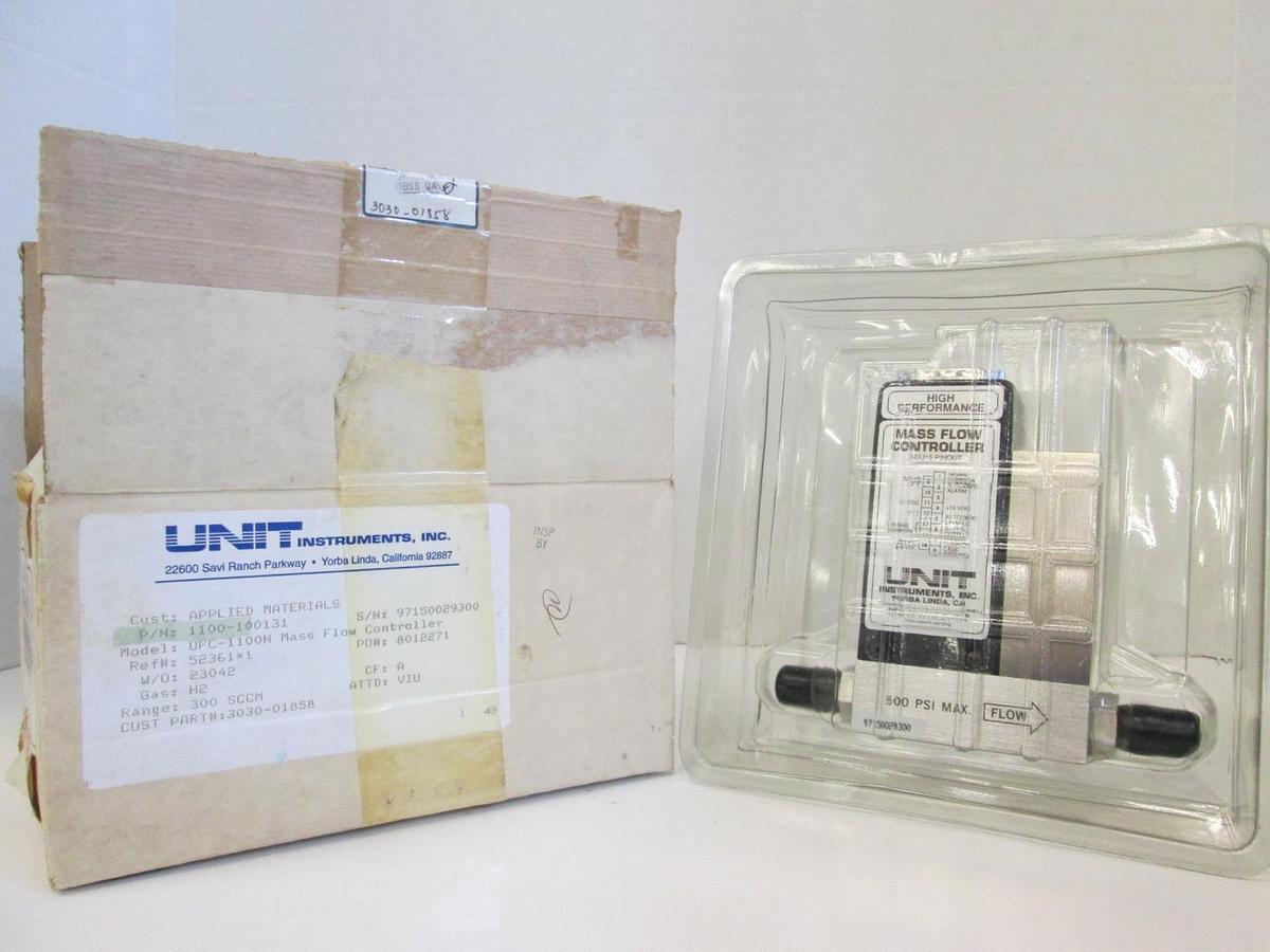 Used Unit UFC-1100N Mass Flow Controller, H2, 300 SCCM