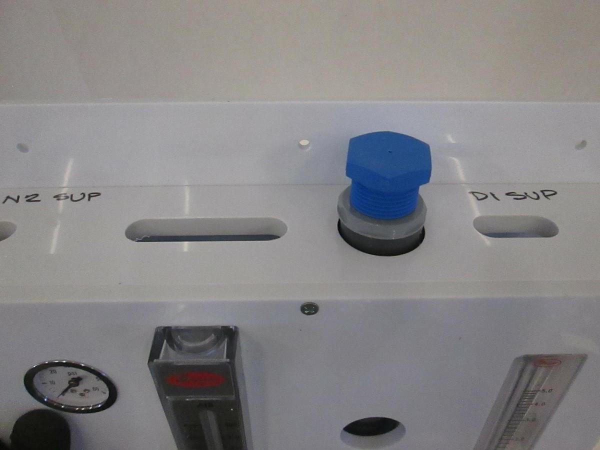 Used Purge Panel, Di Water and Compressed Dry Air, Used