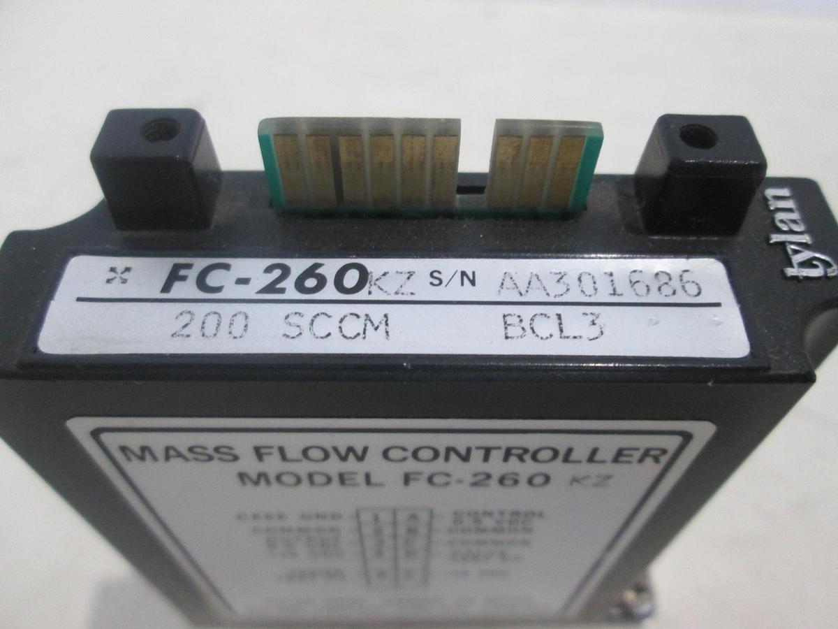 Used Tylan, FC-260KZ, Mass Flow Controller, 200 SCCM, BCL3, Used