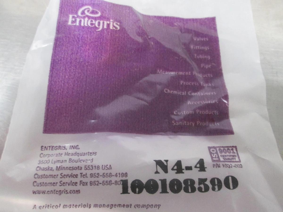 Entegris, Union Fitting, 806-561, N4-4, 100108590, New