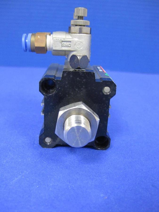 Used SMC 10-CQ2B32-30DM-XB9UX Pneumatic Air Cylinder, Used