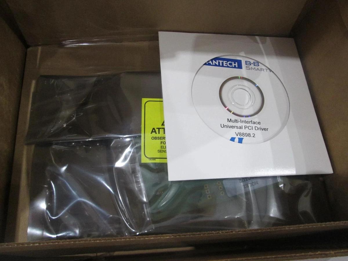 Used Advantech, BB-3PCIU2, B+B SmartWorx, Multi-Interface PCI Driver, New
