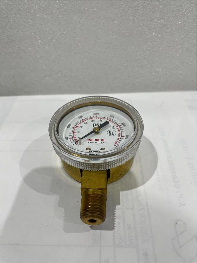 Used NT, Pressure Gauge, 0-330PSI, Used