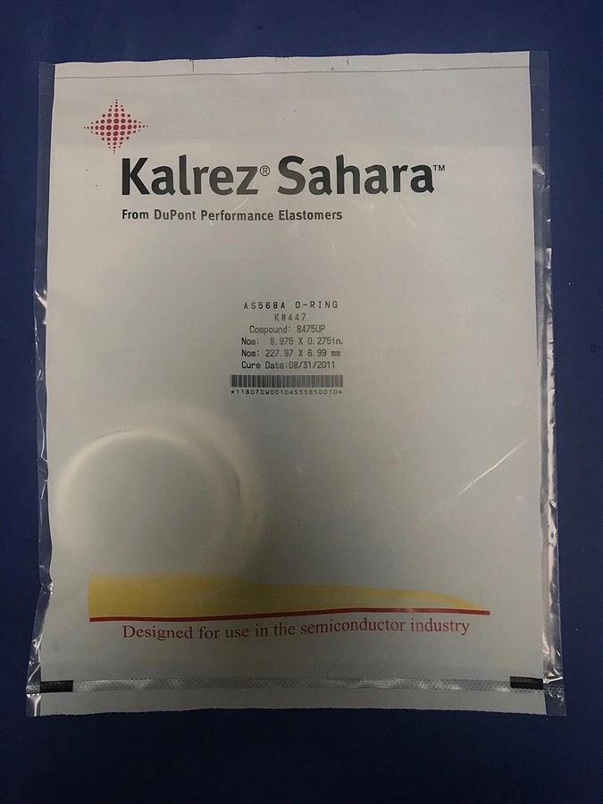 Kalrez Sahara O-Ring, AS-568A K# 447, Compound 8475UP, 9" x 0.275", New