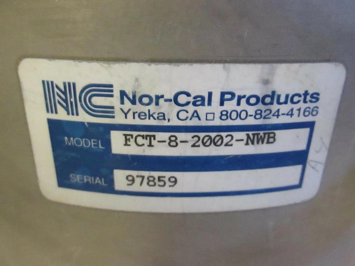 Used Nor-Cal Products FCT-6-2002-NWB Coaxial Metal Sieve Foreline Trap, Used