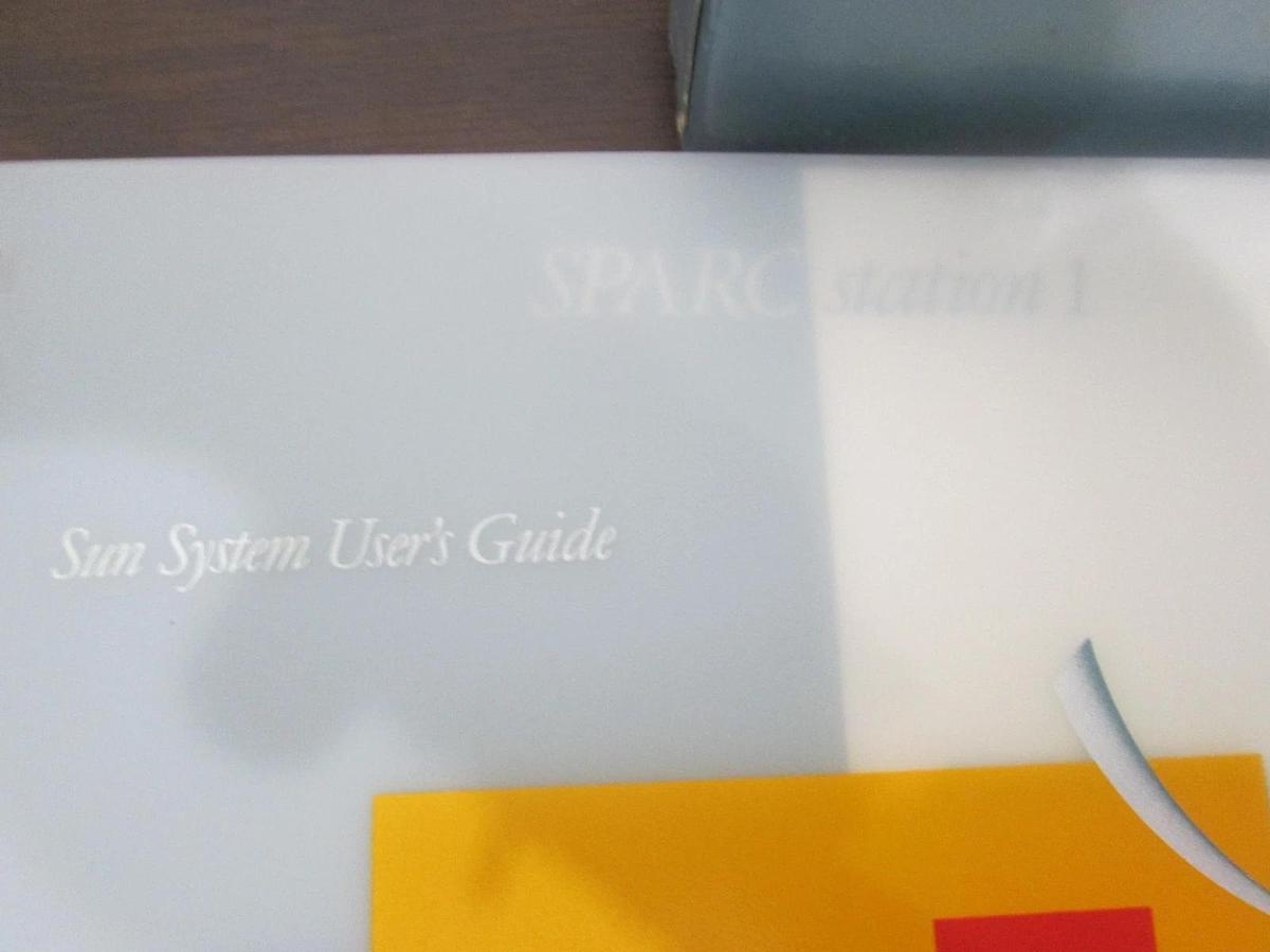 Used Sun, SPARC station 1, User's Guide, Installation Guide, Network Managers Guide