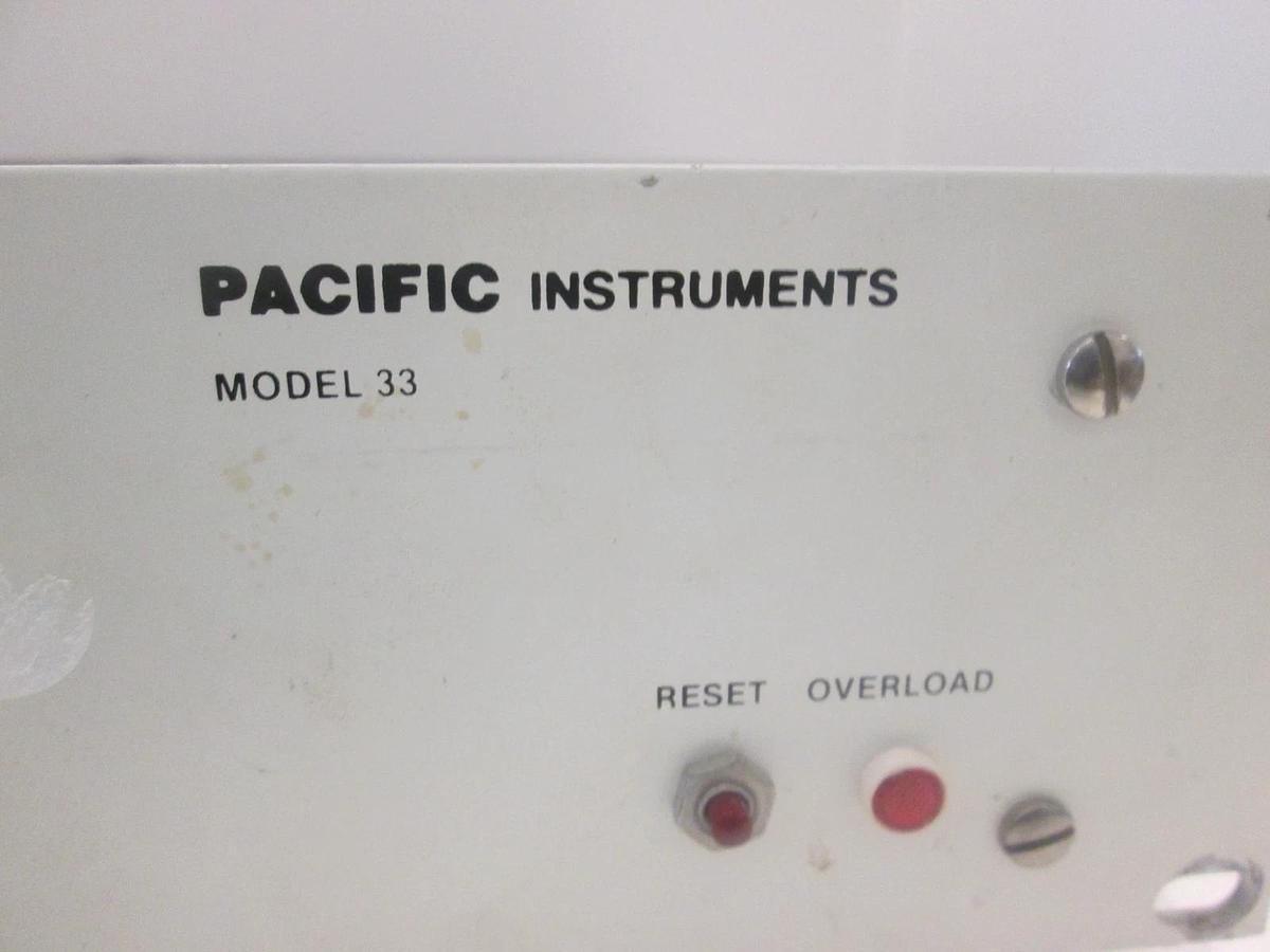 Used Pacific Instruments, Model 33, Power Supply/ Temperature Controller, Used