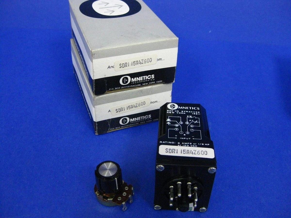 Used Omnetics SDR115A4Z600 Relay , Lot of 2, NIB