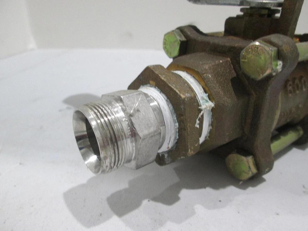 Used Nibco, 600 WOG, Bronze Ball Valve, Used
