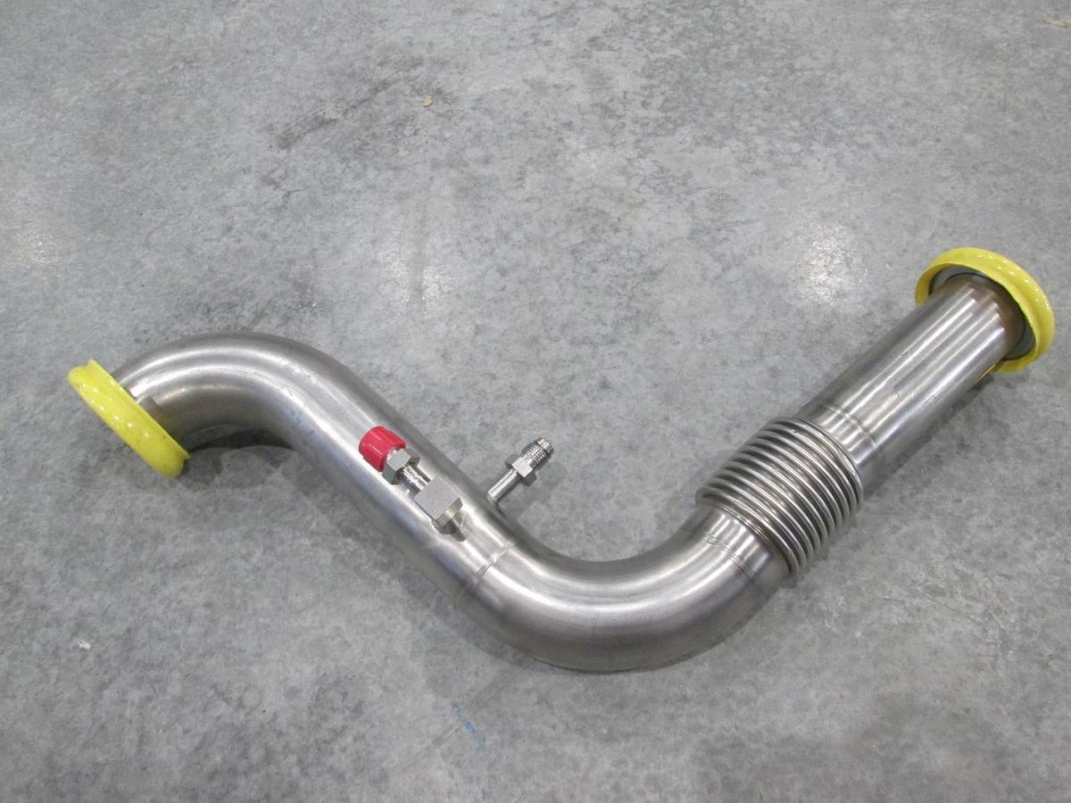 Used AMAT, 13" x 14", Bellows Pipe Weldment,  Used