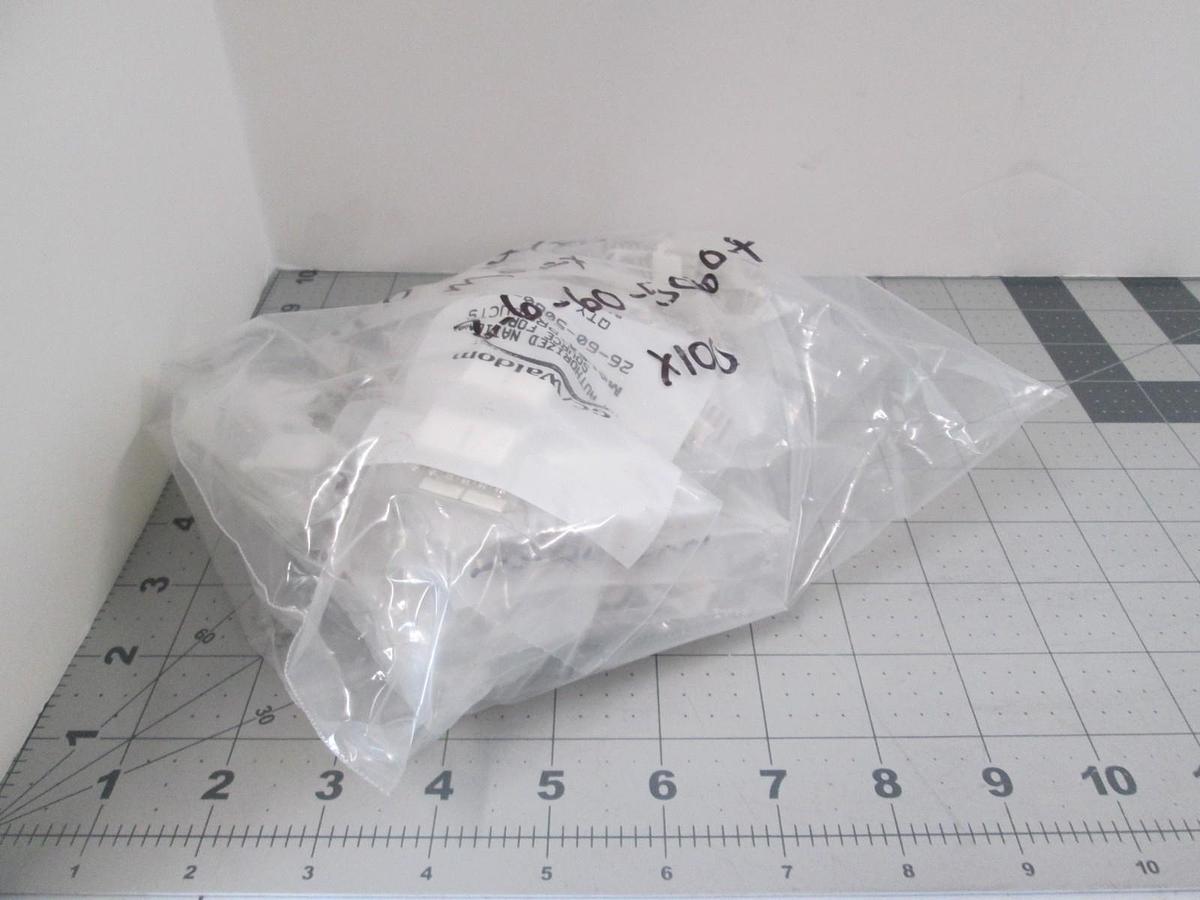 Waldom, 26-60-5060-P, 3 Position Header Connector, New, Lot of 100