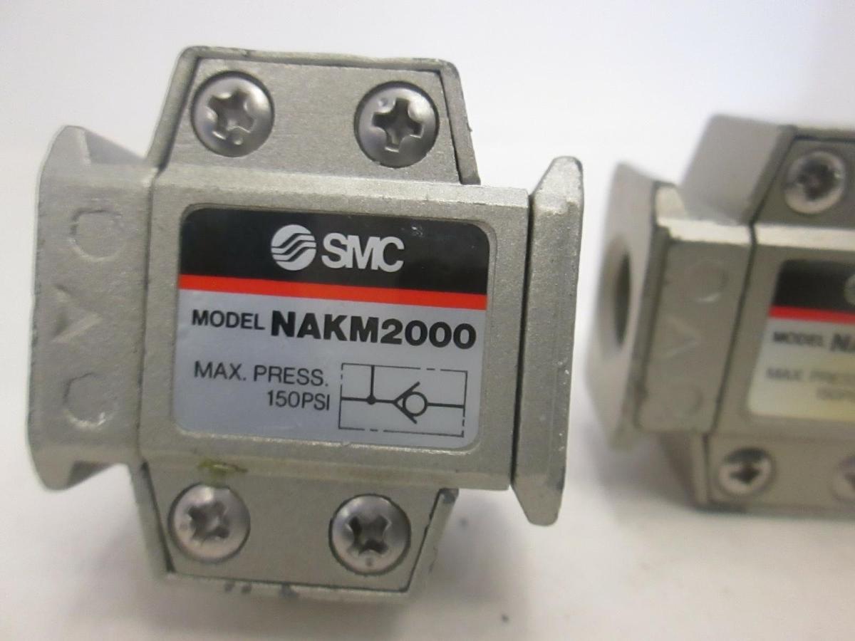 Used SMC, Air Filter Regulator, NAKM2000, Used, Lot of 2