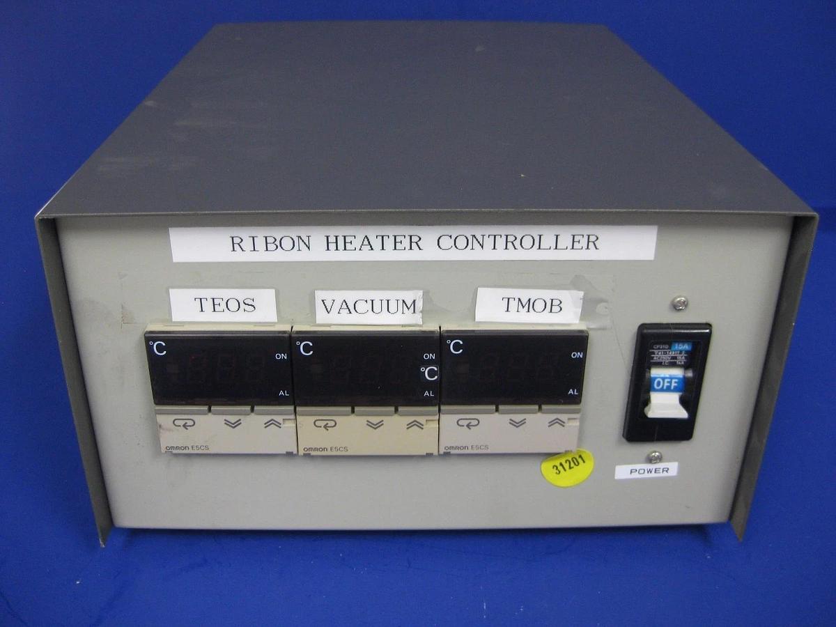 Used Ribbon Heater Controller Vacuum/TMOB/TEOS w/ OMRON E5CS (3) , Used