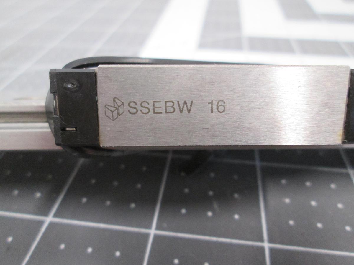 Used Misumi SSEBW16 Miniature Wide Linear Guide Rail with Carriage Slide Block