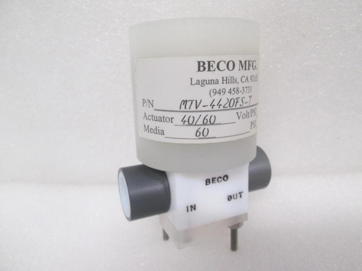 Beco MFG, MTV-4420FS-T, Valve, Used