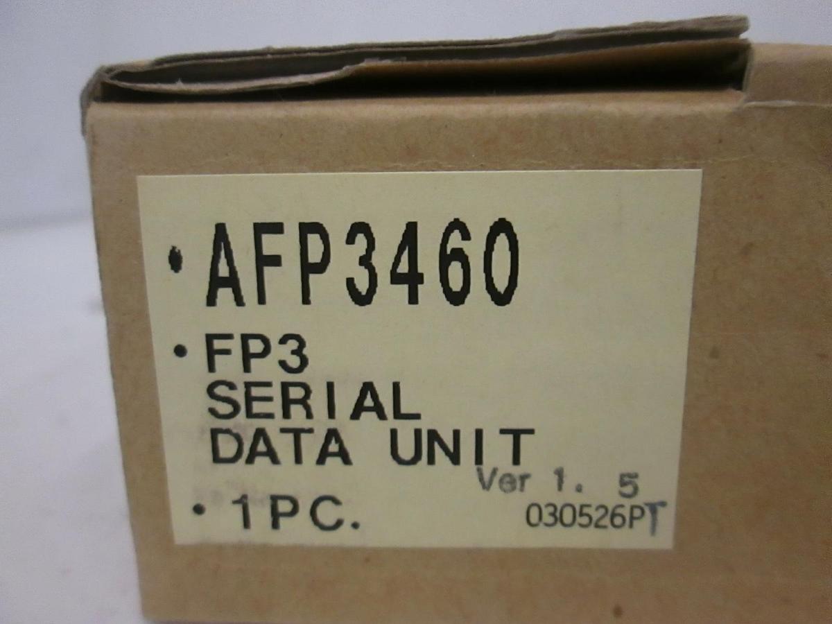 Used NAIS, Programmable Controller, FP Series, AFP3460, New