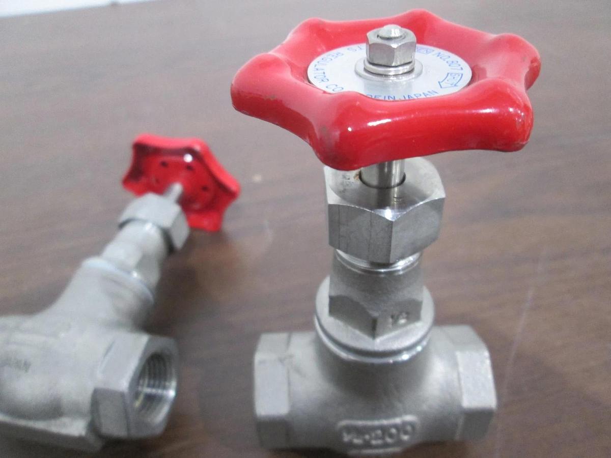 Used Watts Regulator, NO.807, Red Manual Valve, 1/2" 200 Used, Lot of 2