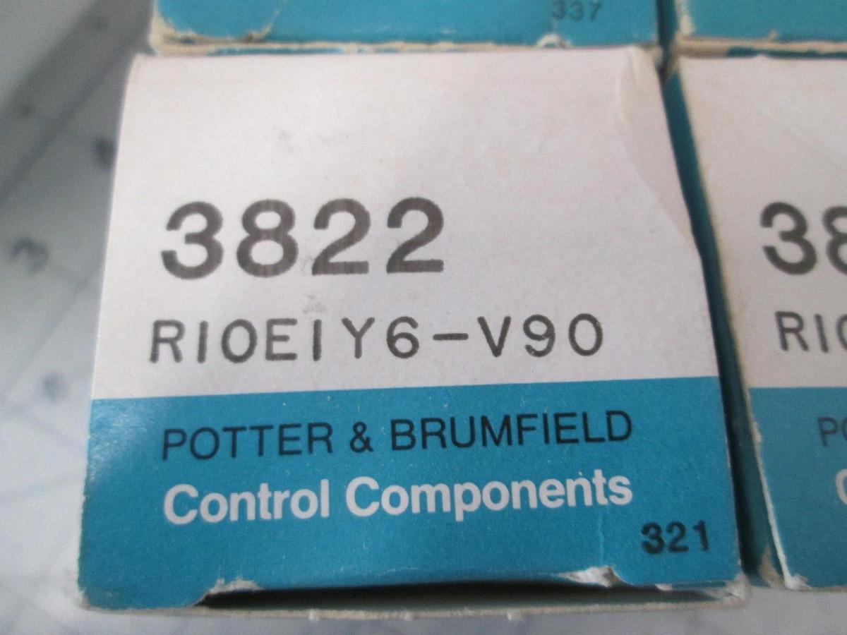 Used Potter & Brumfield Relay, R10E1Y6-V90,12V DC, 120VAC, NIB, Lot of 5