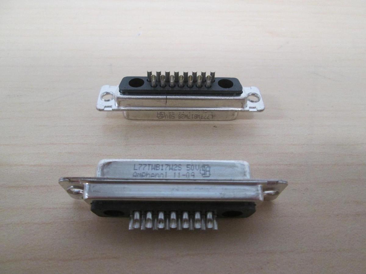 Beau, 15 Pin, connector, male w/ female, New. Lot of 2