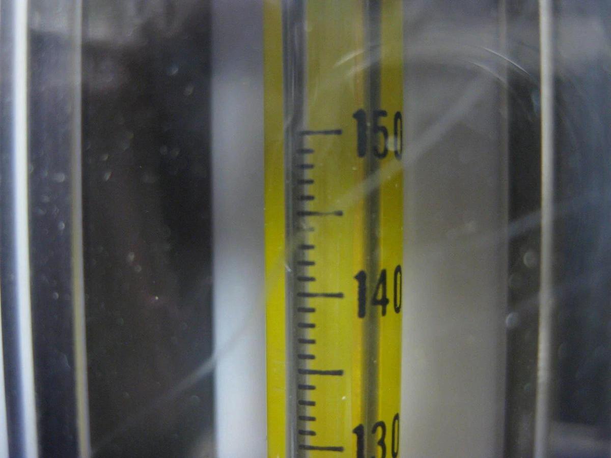 Used Brooks Sho-Rate 3 Flowmeter Assy w/ 3 Furon Delta Solenoid Valves, DV2-124NOD2